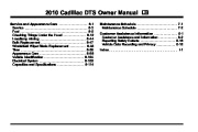 2010 Cadillac DTS Owners Manual, 2010 page 2