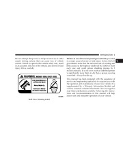 2007 Jeep Grand Cherokee Owners Manual, 2007 page 5