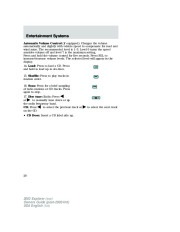 2003 Ford Explorer Owners Manual, 2003 page 20