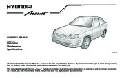 2004 Hyundai Accent Owners Manual, 2004 page 3