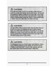 1994 Cadillac DeVille 4.9L Owners Manual, 1994 page 44