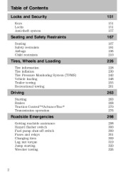 2008 Ford Explorer Owners Manual, 2008 page 2
