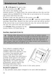 2008 Ford Explorer Owners Manual, 2008 page 44