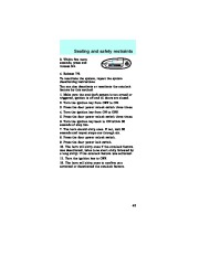 1997 Ford Taurus Owners Manual, 1997 page 42