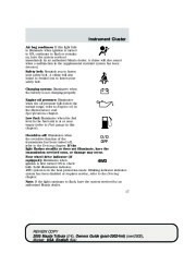 2005 Mazda Tribute Owners Manual, 2005 page 17