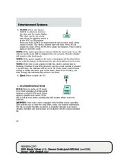2005 Mazda Tribute Owners Manual, 2005 page 26