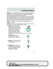 2005 Mazda Tribute Owners Manual, 2005 page 27