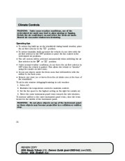 2005 Mazda Tribute Owners Manual, 2005 page 32