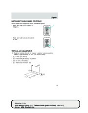 2005 Mazda Tribute Owners Manual, 2005 page 35