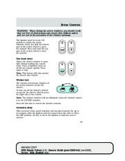 2005 Mazda Tribute Owners Manual, 2005 page 49