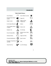 2005 Mazda Tribute Owners Manual, 2005 page 9
