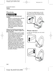 2010 Mazda RX 8 Owners Manual, 2010 page 20