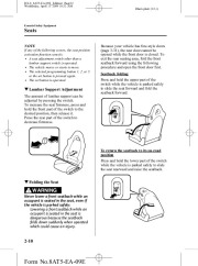 2010 Mazda RX 8 Owners Manual, 2010 page 22