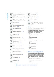 2005 BMW X3 2.5i 3.0i E83 Owners Manual, 2005 page 13