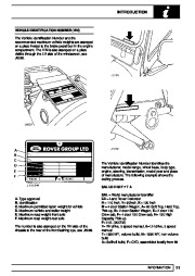Land Rover Defender 300 Tdi Workshop Manual, 1996 page 14