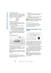 2004 BMW X3 2.5i 3.0i E83 Owners Manual, 2004 page 22