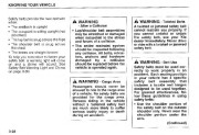 2005 Kia Sorento Owners Manual, 2005 page 35