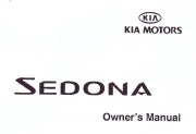 2002 Kia Sedona Owners Manual, 2002 page 1