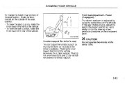 2002 Kia Sedona Owners Manual, 2002 page 23