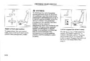 2002 Kia Sedona Owners Manual, 2002 page 26