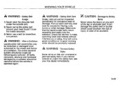 2002 Kia Sedona Owners Manual, 2002 page 39