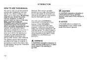 2002 Kia Sedona Owners Manual, 2002 page 6