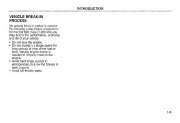 2002 Kia Sedona Owners Manual, 2002 page 7