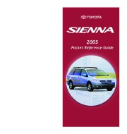 2005 Toyota Sienna Reference Owners Guide, 2005 page 1