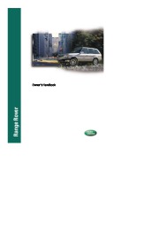2002 Land Rover Range Rover Handbook Manual page 1