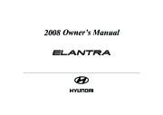 2008 Hyundai Elantra Owners Manual page 1