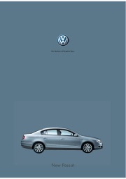 2006 Volkswagen Passat VW Catalog page 1