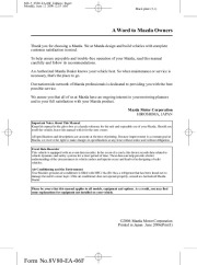 2007 Mazda MX 5 Miata Owners Manual, 2007 page 4
