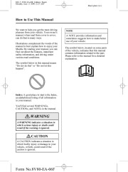 2007 Mazda MX 5 Miata Owners Manual, 2007 page 5