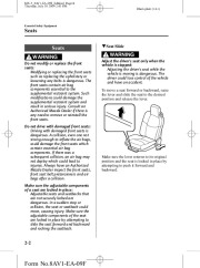 2010 Mazda MX 5 Miata Owners Manual, 2010 page 14