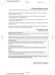 2010 Mazda MX 5 Miata Owners Manual, 2010 page 3