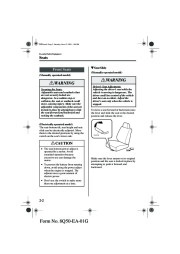 2002 Mazda 626 Owners Manual, 2002 page 10