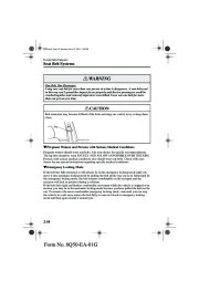 2002 Mazda 626 Owners Manual, 2002 page 18