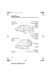2002 Mazda 626 Owners Manual, 2002 page 8