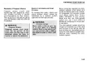 2004 Kia Sorento Owners Manual, 2004 page 42