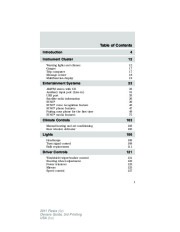 2011 Ford Fiesta Owners Manual page 1