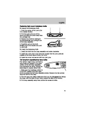 2003 Ford Escort Owners Manual, 2003 page 41