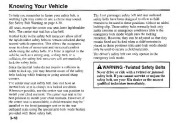 2001 Kia Sephia Owners Manual, 2001 page 27