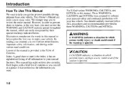 2001 Kia Sephia Owners Manual, 2001 page 5