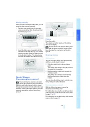 2007 BMW 5 Series 528i 528xi 535i 535xi 550i E60 Owners Manual, 2007 page 45