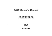 2007 Hyundai Azera Owners Manual, 2007 page 1