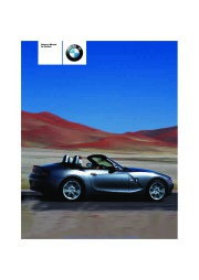 2004 BMW Z4 2.5i 3.0i E85 E86 Owners Manual, 2004 page 1