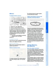 2004 BMW Z4 2.5i 3.0i E85 E86 Owners Manual, 2004 page 33