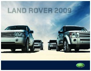 Land Rover Full Range Catalogue Brochure, 2009 page 1
