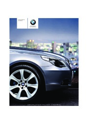 2005 BMW 5-Series 525i 530i 545i E60 Owners Manual, 2005 page 1
