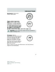 2009 Ford Fusion Owners Manual, 2009 page 17